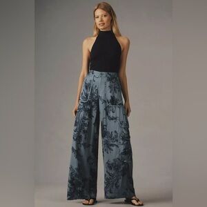 By Anthropologie Palazzo Utility Trousers